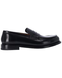 Premiata - Leather Penny Loafer - Lyst