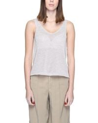 Jacqueline De Yong - Beige Recycled Cotton Tops & T - Lyst