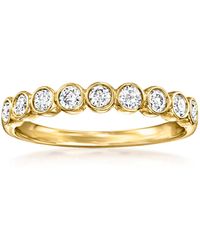 Ross-Simons - Bezel-set Diamond Ring - Lyst