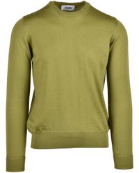 Alpha Studio - Crew-Neck Pullover Crafted From Extra-Fine Merino Wool - Lyst