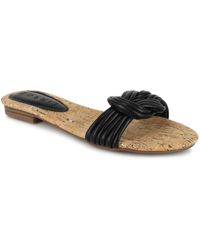 Esprit - Katelyn Faux Leather Flip Flop Flat Sandals - Lyst
