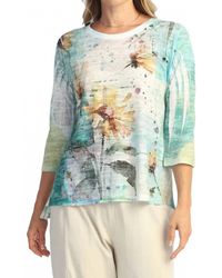 Jess & Jane - Burnout Hi-Lo Tunic Top - Lyst