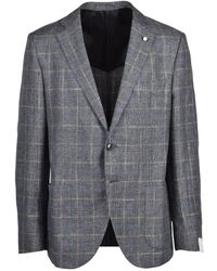 Luigi Bianchi - Round Jacket Linen/Wool - Lyst