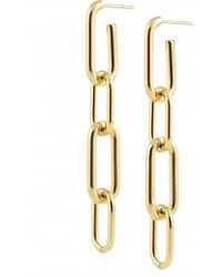 Sahara - Carrie 2-In-1 Paperclip Link Earrings - Lyst