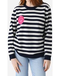 Jumper 1234 - Stripe Love Crew Sweater - Lyst