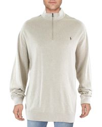 Polo Ralph Lauren - Big & Tall 1/4 Zip Pullover Sweatshirt - Lyst