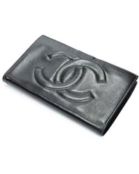 Chanel - Cc Long Bifold Wallet - Lyst