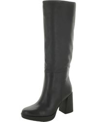 Naturalizer - Genn-align Leather Round Toe Knee-high Boots - Lyst