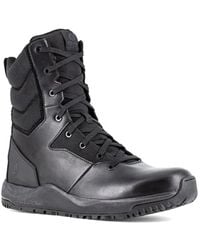 Volcom - Street Shield Vm30705 W Leather 8" Tactical Work Boots Ver871 - Lyst