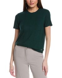 St. John - Sleek Rib Jersey Knit Top - Lyst