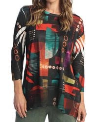 Jess & Jane - Lyon Chiffon Hem Top - Lyst