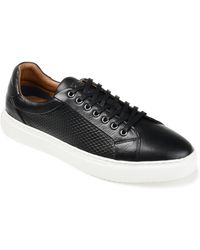 Thomas & Vine - Canton Embossed Leather Sneaker - Lyst
