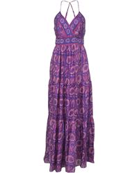 Ba&sh - Kemi Open-Back Printed Maxi Dress - Lyst