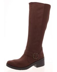 Bzees - Olympia Zip Up Round Toe Knee-High Boots - Lyst