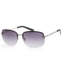Guess - 66mm Black Sunglasses Gf0388-10b - Lyst