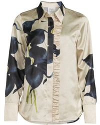 Hope for Flowers - Frilled Button Down Top - Lyst
