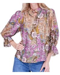 J joy - Mosaic Paisley Top - Lyst