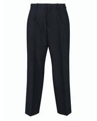 Our Legacy - Straight-Leg Chino Pants With Mid-Rise Waist And Pleated Front - Lyst