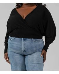 Bitte Kai Rand - Mullein Cotton Wrap Sweater - Lyst