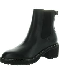 Madewell - Chelsea Lugsole Heeled Boots Stretch Leather Chelsea Boots - Lyst