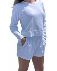 Bobi - Terry Faux Fly Short - Lyst