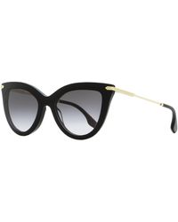 Victoria Beckham - Cat Eye Sunglasses Vb621s Black 53mm - Lyst