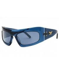 MCM - Sunglasses Shield Full Rim, Shiny Frame And Mirror Lens Mw000190X - Lyst