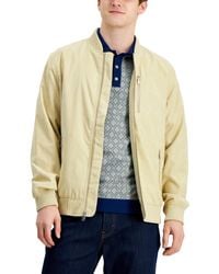 Alfani - Faux Suede Perforated Bomber Jacket - Lyst