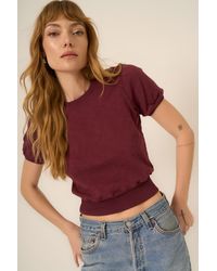 Project Social T - Stay Awhile Short Sleeve Sweatshirt - Lyst