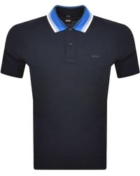 BOSS - Phillipson Slim Fit Pique Cotton Polo Shirt 118 404-dark - Lyst