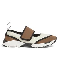 Marni - Slip-On Sneakers With Wide Strap And Chunky Sole - Lyst