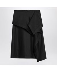 Ferragamo - Asymmetric Skirt With Basque - Lyst