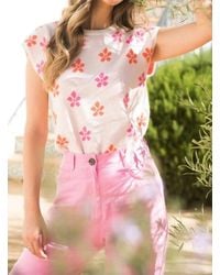 Thml - Andrea Short Sleeve Sweater Top - Lyst