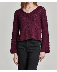 Another Love - Maxine Crochet Sweater - Lyst