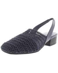 Karen Scott - Carlton Crochet Stacked Heel Slingback Sandals - Lyst