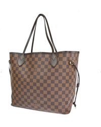 Louis Vuitton - Neverfull Mm Canvas Tote Bag (pre-owned) - Lyst