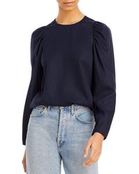 Rebecca Taylor - Crewneck Puff Sleeve Pullover Top - Lyst