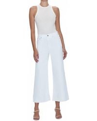 Pistola - Lana Crop With Cuff High Rise Ultra Wide Leg Jean - Lyst