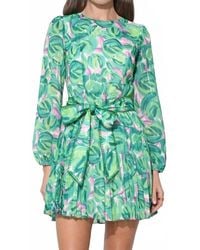 Adelyn Rae - Rylee Pleated Long Sleeve Mini Dress - Lyst
