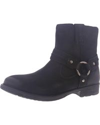 Earth - Ash Everglade Suede Round Toe Booties - Lyst