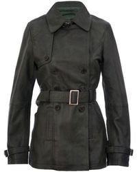 Infinity Leather - Mid Length Trench Coat -Oakham - Lyst