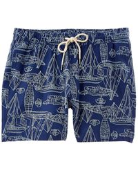 Brooks Brothers - Montauk Print Swim Trunk - Lyst