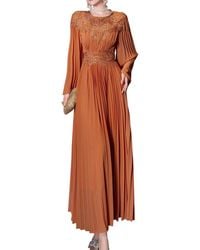 BURRYCO - Silk-Blend Maxi Dress - Lyst