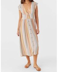 O'neill Sportswear - Rainey Stripe Dress - Lyst