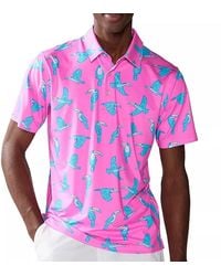 Chubbies - The Toucan Do It Polo Printed Golf Shirt Performance Nwo75 - Lyst