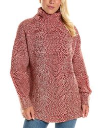 St. John - Fringe Wool Sweater - Lyst