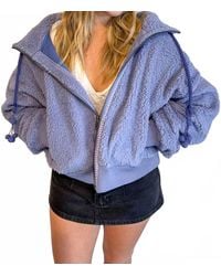 Free People - Alpine Sherpa Jacket - Lyst