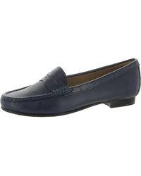 Driver Club USA - Green Wich Leather Slip On Loafers - Lyst