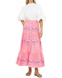 Oliphant - Button Front Skirt - Lyst