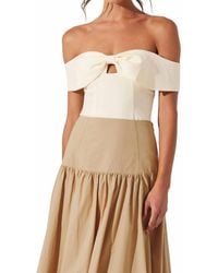 Astr - Off The Shoulder Bow Top - Lyst